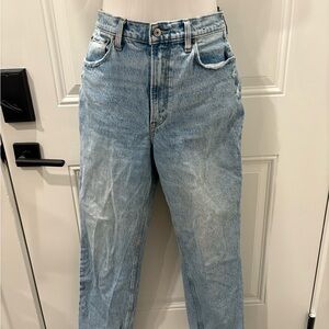 Abercrombie & Fitch Light Blue High Rise Jeans